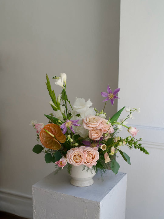 Opening day at the Adore Flowers studio in Downtown Los Angeles