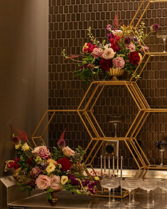 Jewel-tone floral palette, Adore Flowers Los Angeles