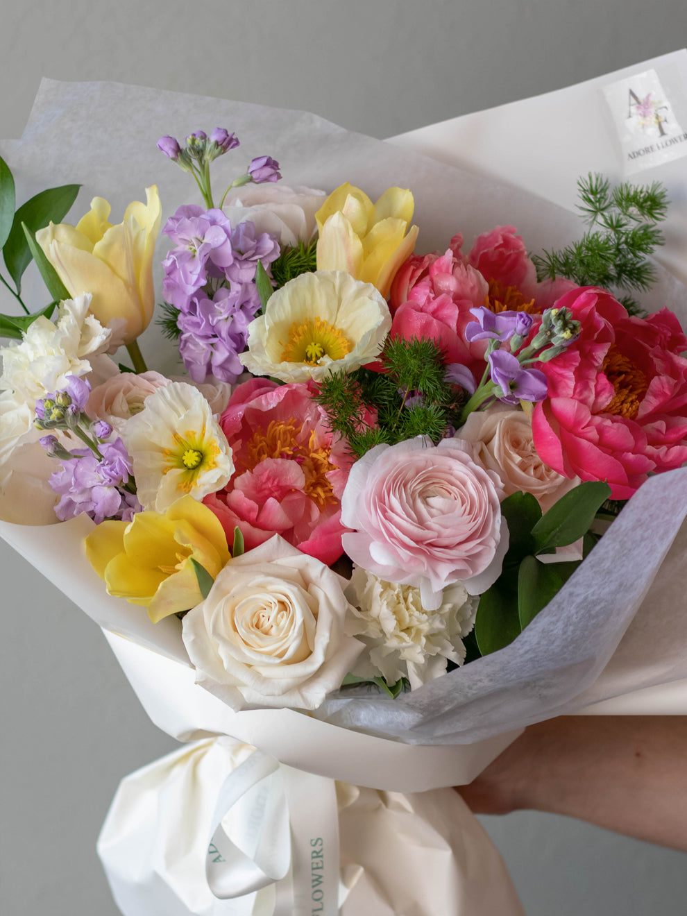 Adore Flowers Hello Sunshine Arrangement - Bright Seasonal Flowers for Any Occasion